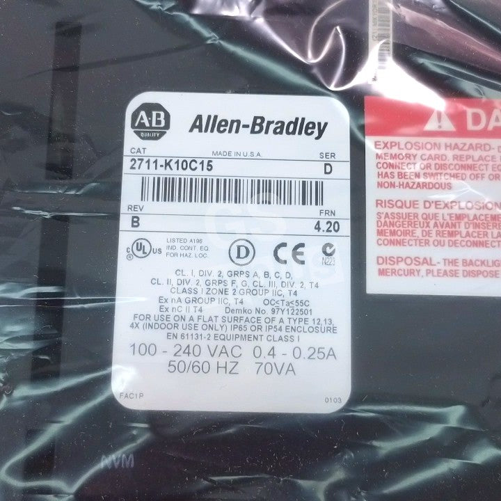 ALLEN BRADLEY 2711-K10C15 /D