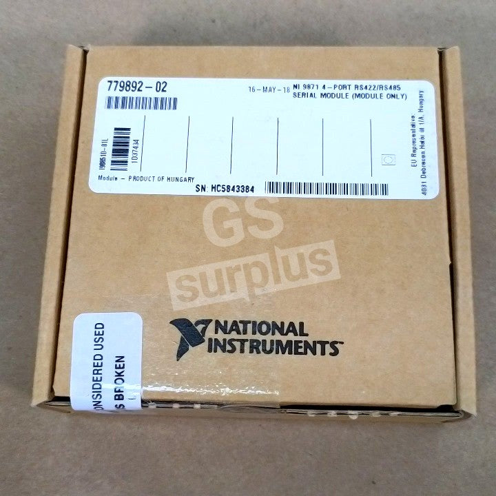 NI EMERSON 779892-02 / NI-9871