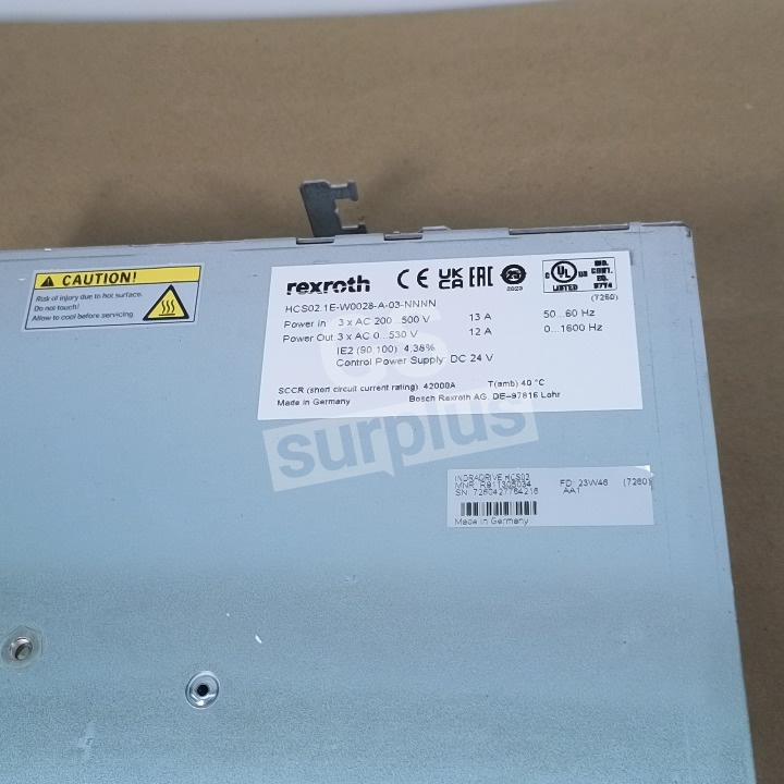 BOSCH REXROTHH HCS02.1E-W0028-A-03-NNNN Compact Converter