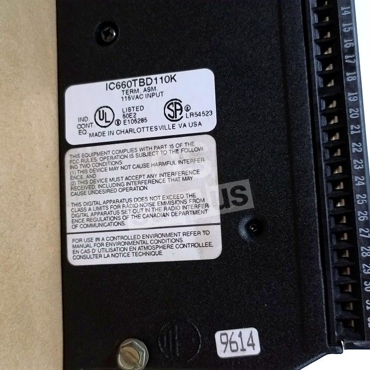 GE FANUC IC660TBD110