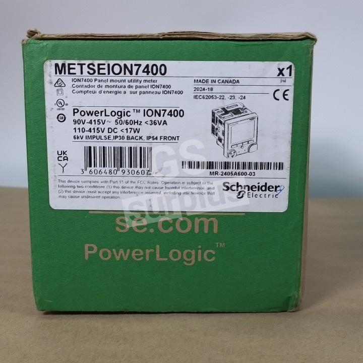 SCHNEIDER ELECTRIC METSEION7400 Power quality meter, PowerLogic ION7400