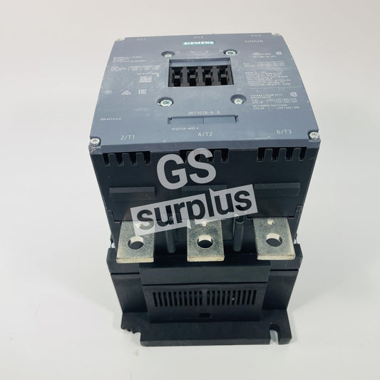 SIEMENS 3RT1076-6AF36 Contactor, (New without box, flawed)