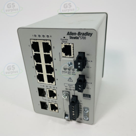 New ALLEN BRADLEY 1783-BMS10CGN /A Stratix 5800 Ethernet Managed Switch
