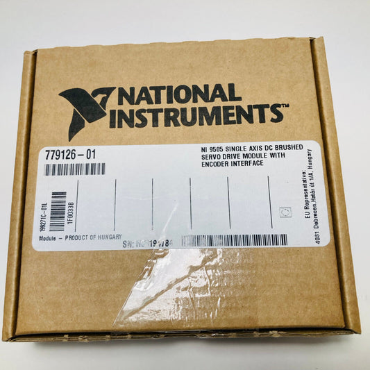 New National Instruments NI 9505 / 779126-01 Servo Drive Module