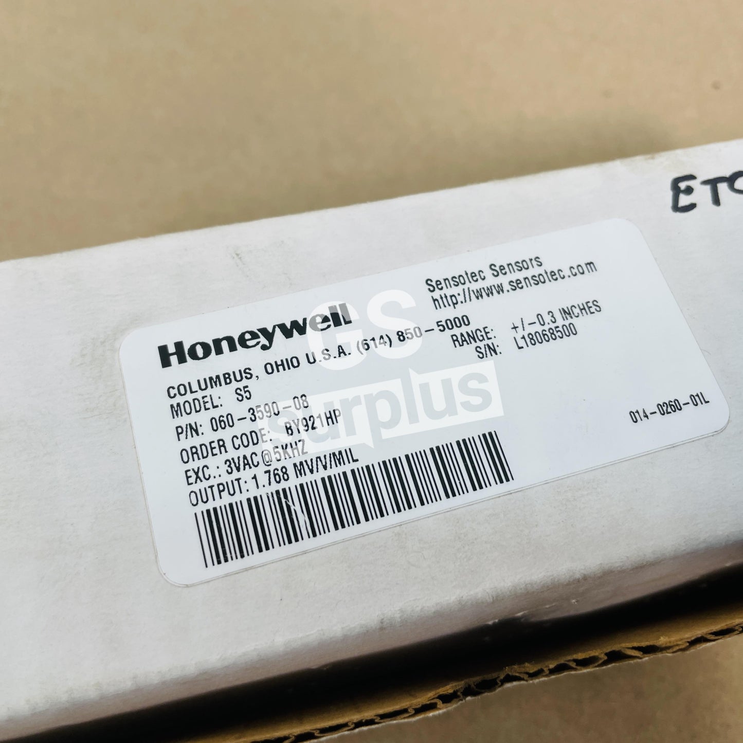 HONEYWELL 060-3590-08 / S5