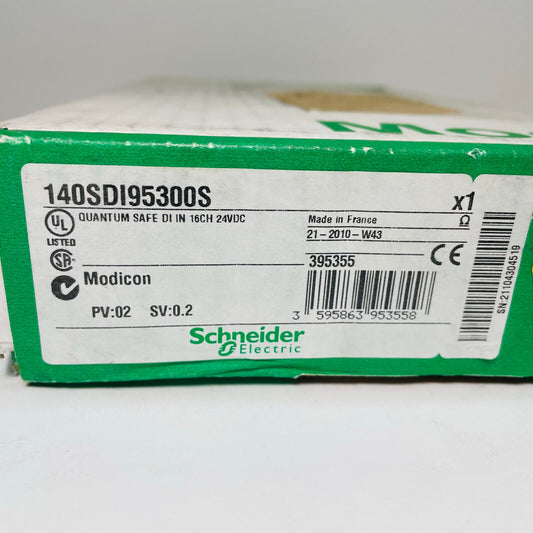 Schneider 140SDI95300S Safety Discrete Input Module 24VDC