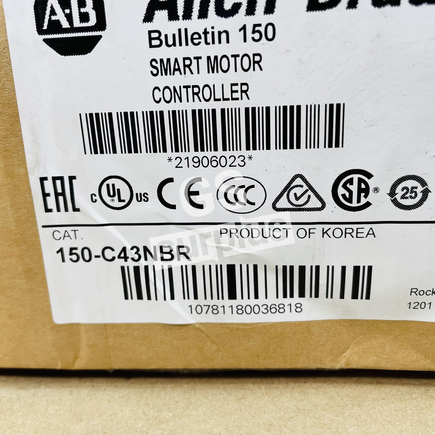 ALLEN BRADLEY 150-C43NBR /B