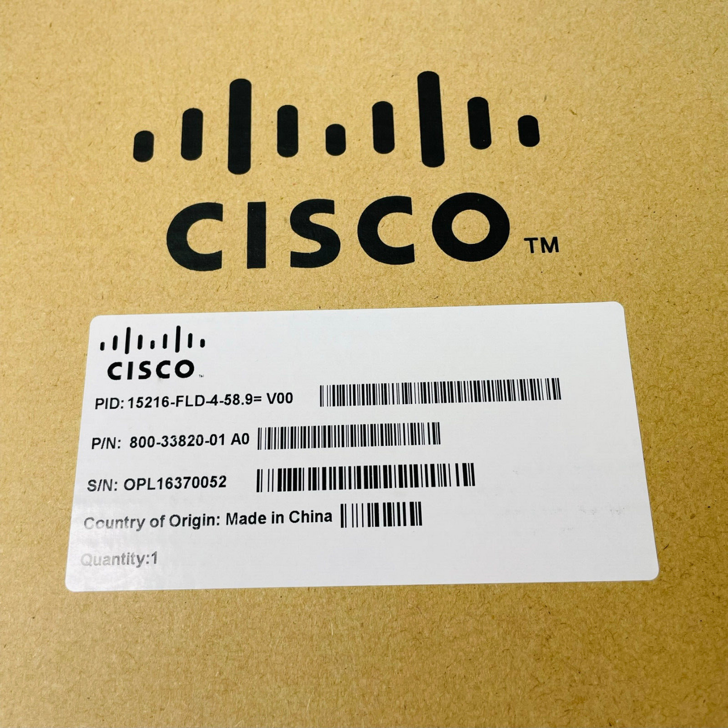 Cisco 15216-FLD-4-58.9 ONS 4-Channel OADM Module