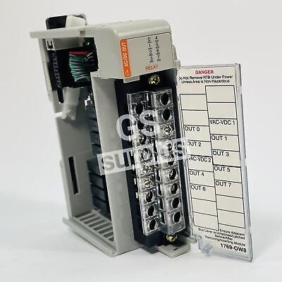 ALLEN BRADLEY 1769-OW8 /A COMPACTLOGIX RELAY DIGITAL OUTPUT MODULE