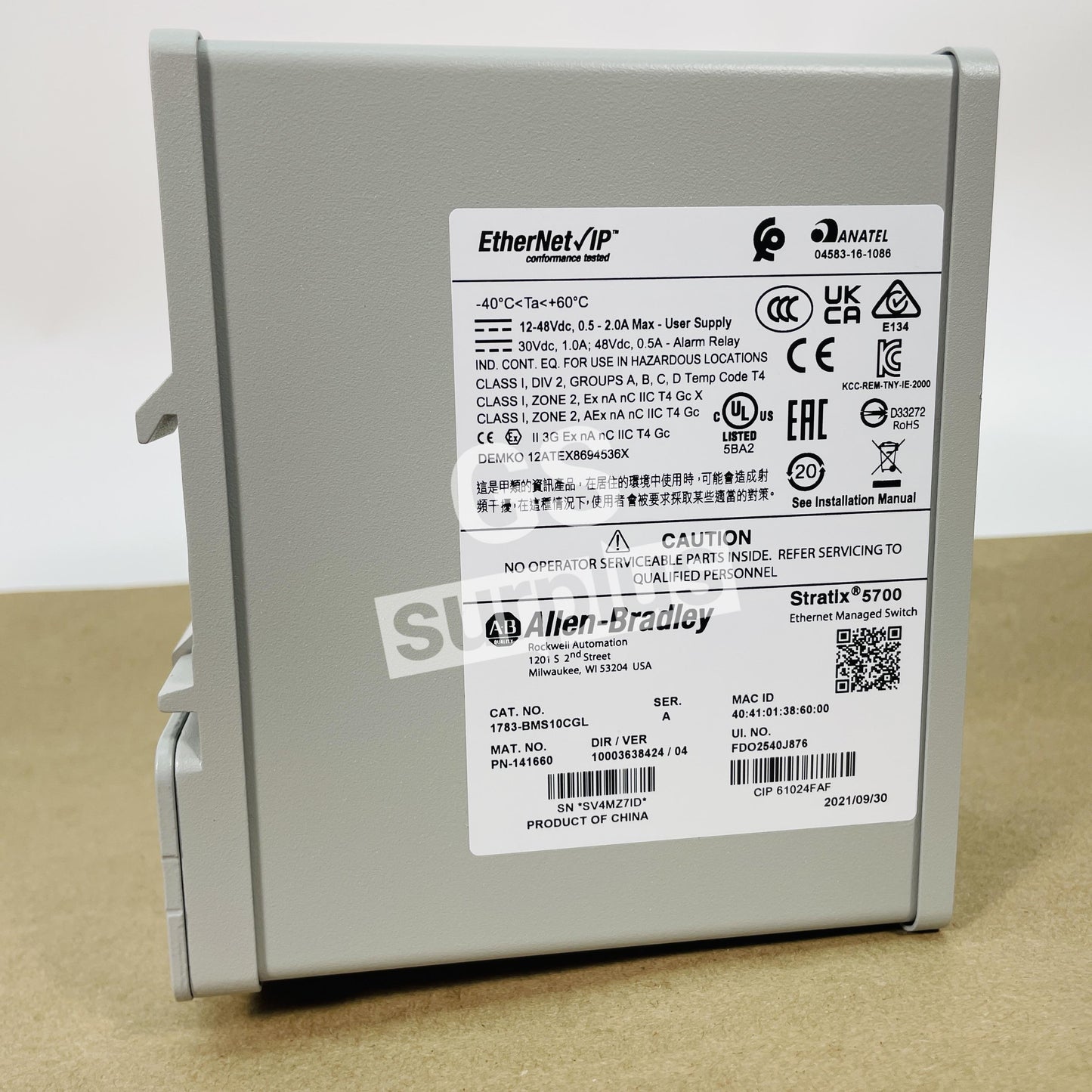 ALLEN BRADLEY 1783-BMS10CGL /A