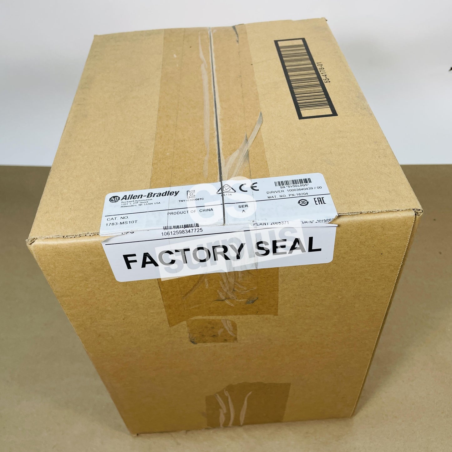 Allen Bradley 1783-MS10T /A Stratix 8000 ENet Switch 10-P Cooper