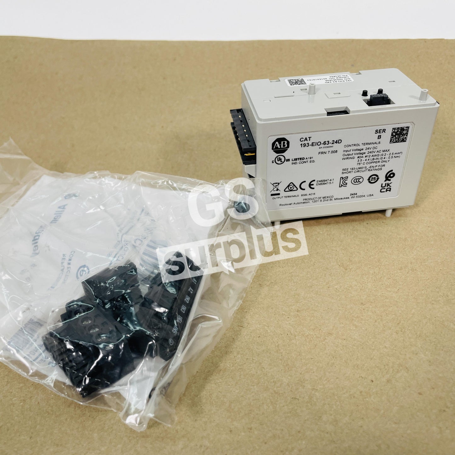 ALLEN BRADLEY 193-EIO-63-24D /B