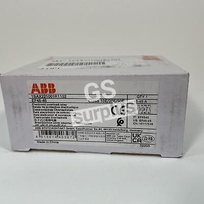 ABB EF45-45 / 1SAX221001R1102 OVERLOAD RELAY