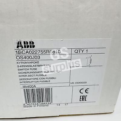 ABB 1SCA022755R0810 / OS400J03 Fusible Disconnect Switch