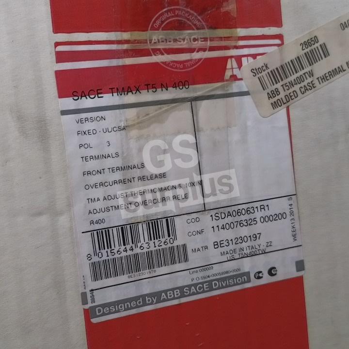 ABB 1SDA060631R1 / SACE TMAX T5 N 400