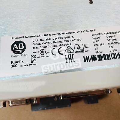 ALLEN BRADLEY 2097-V34PR3 /A Kinetix 300 Drive