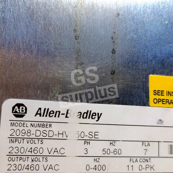 ALLEN BRADLEY 2098-DSD-HV050-SE /B