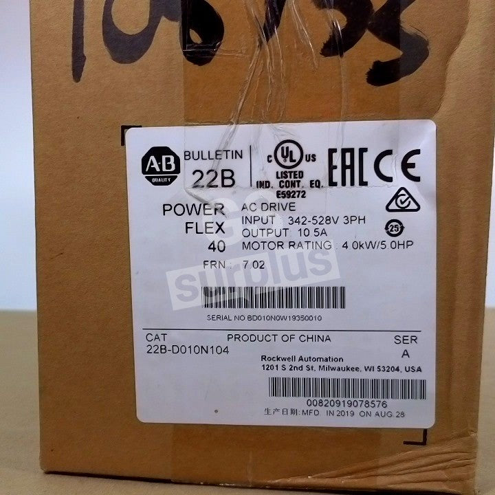 ALLEN BRADLEY 22B-D010N104 /A
