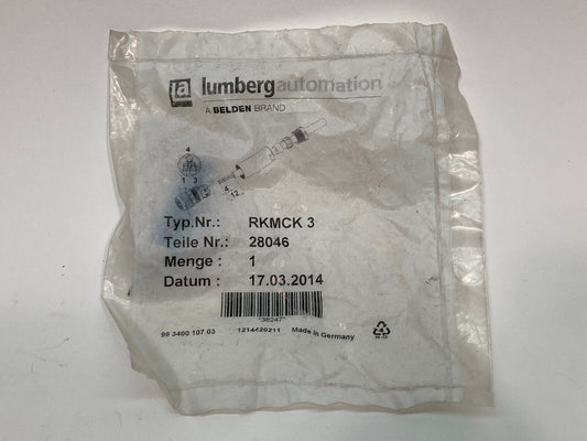 LUMBERG AUTOMATION 28046 RSMCK 3 / 28046RSMCK3