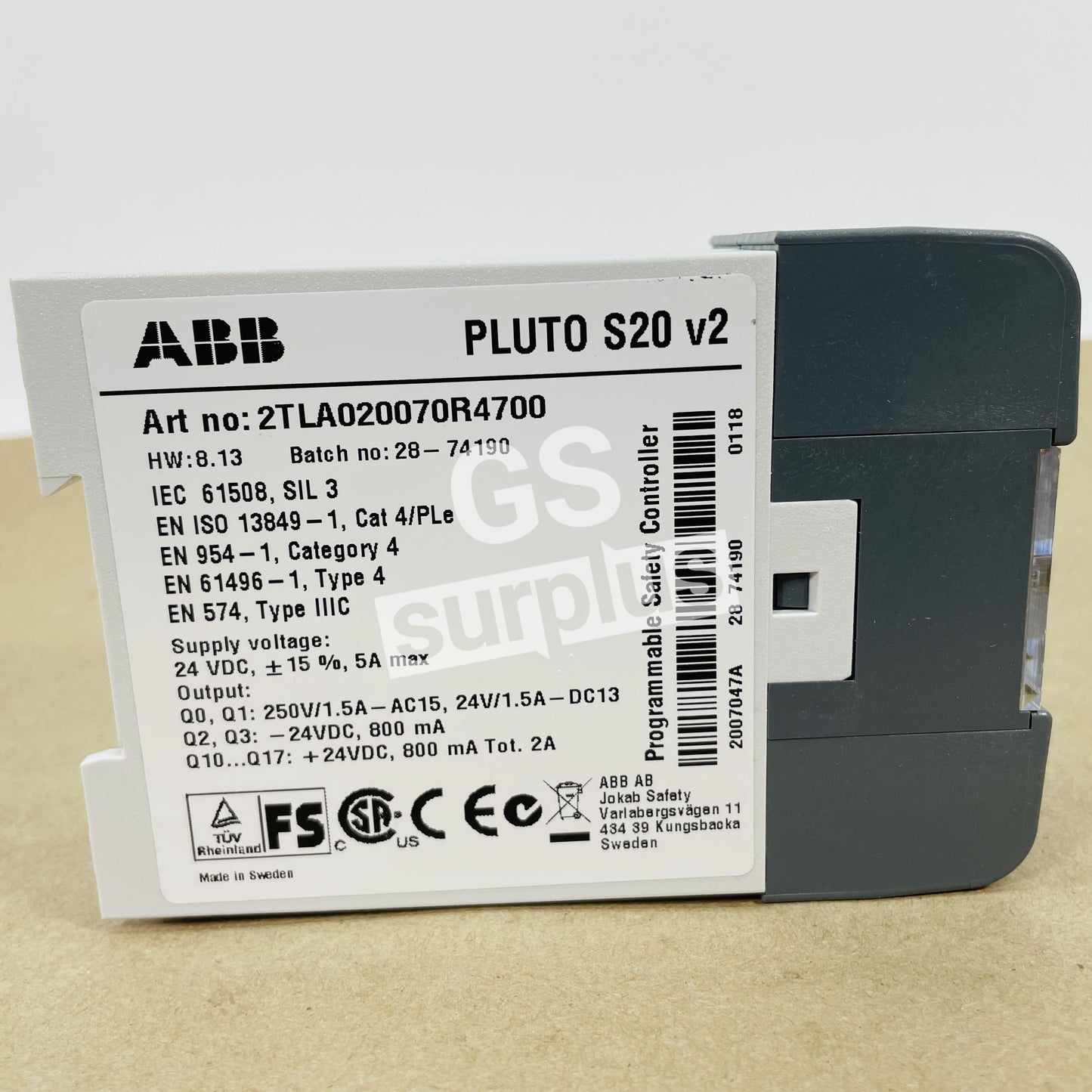 ABB 2TLA020070R4700 / PLUTO S20 V2