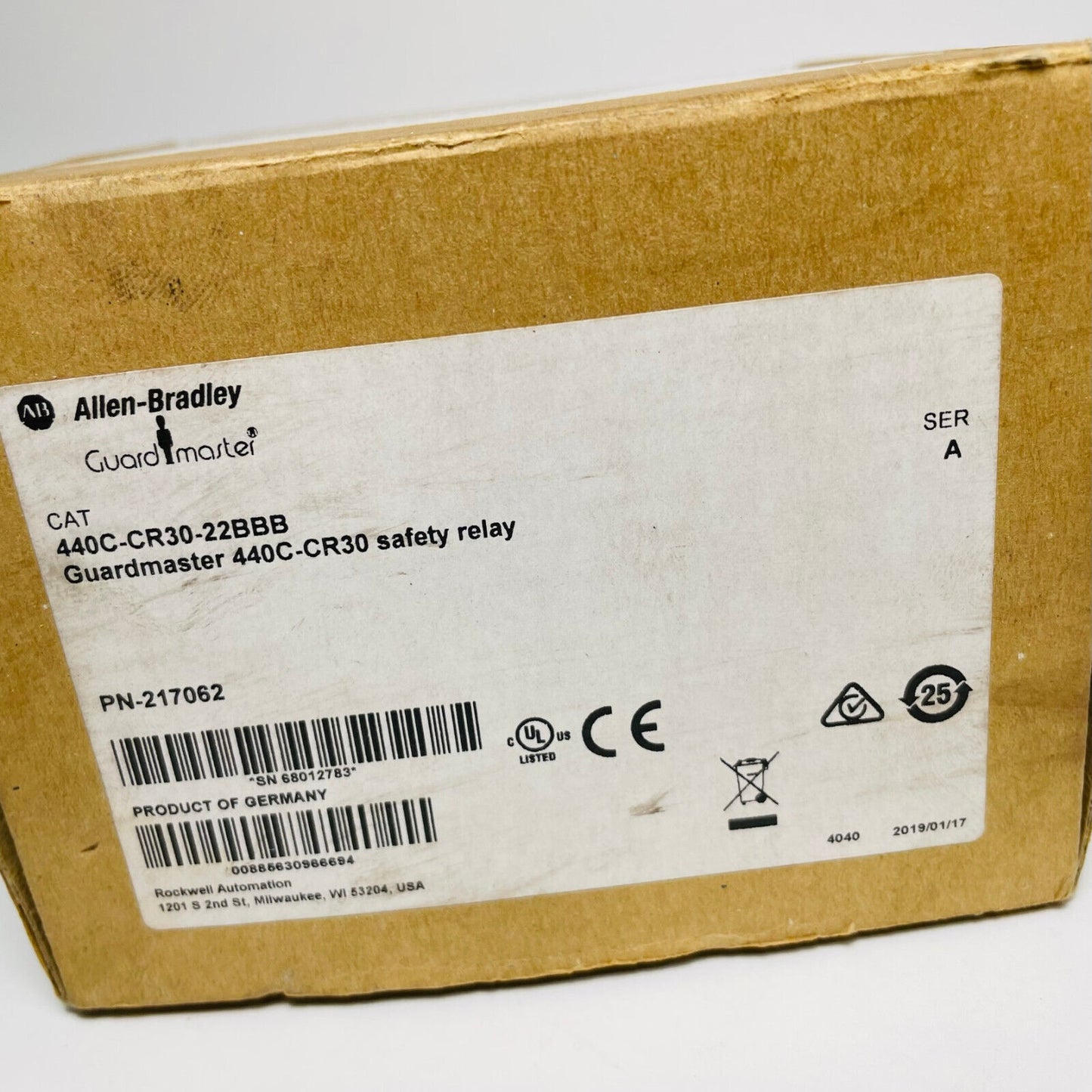 Allen-Bradley 440C-CR30-22BBB / A Guardmaster Safety Relay 440CCR3022BBB