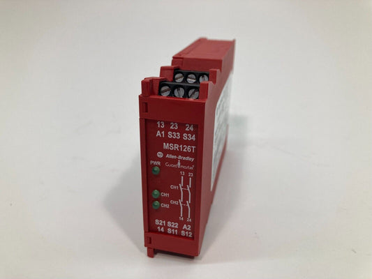 Allen Bradley MSR126T / 440R-N23117 Ser A Guardmaster Safety Relay