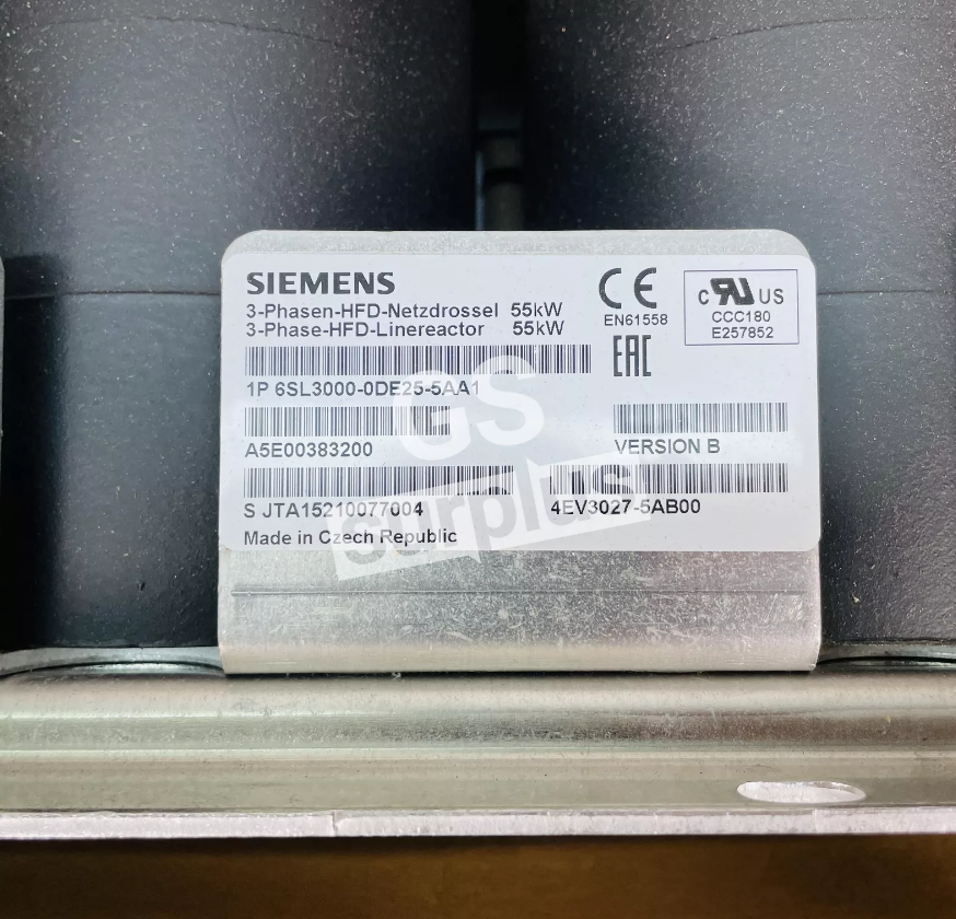 SIEMENS 6SL3000-0DE25-5AA1 HFD COMMUTATING REACTOR