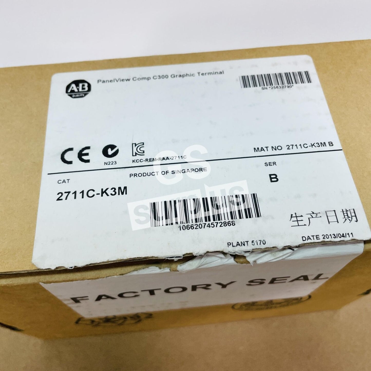 ALLEN BRADLEY 2711C-K3M /B (New Open Surplus)