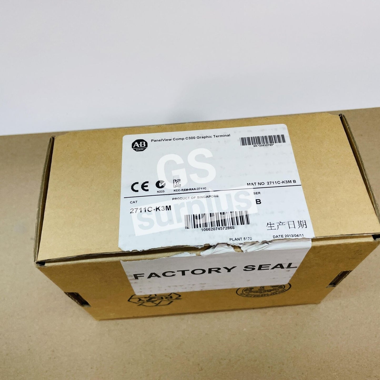 ALLEN BRADLEY 2711C-K3M /B (New Open Surplus)