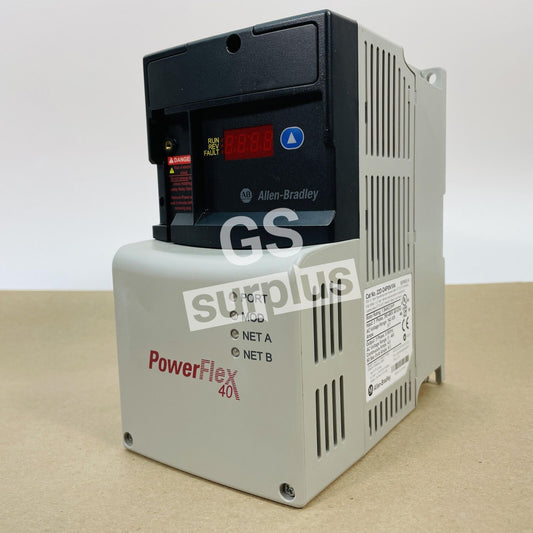 ALLEN BRADLEY 22D-D4P0N104 /A PowerFlex 40, 1.5 kW, 2.0 HP, (Surplus no box)