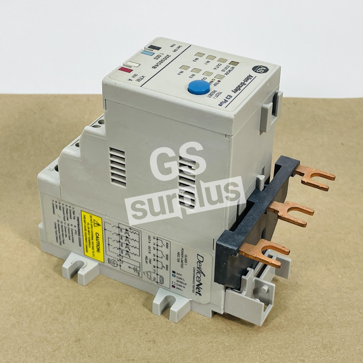 ALLEN BRADLEY 592-EC2BC /A E3 Plus 3 - 15 Amp Overload Relay