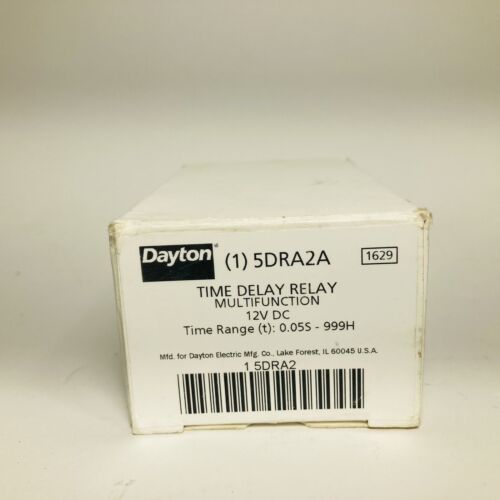 Dayton 5DRA2 Time Delay Relay, 5DRA2A