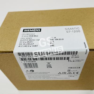 SIEMENS 6ES7215-1HF40-0XB0 S7-1200F CPU 1215 FC / 6ES7 215-1HF40-0XB0