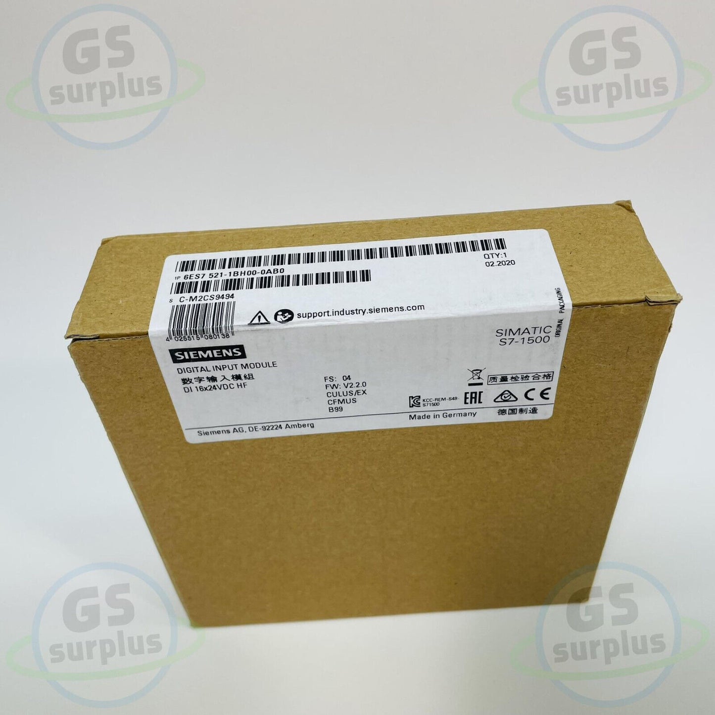 Siemens 6ES7521-1BH00-0AB0 2020 / 6ES7 521-1BH00-0AB0 Module