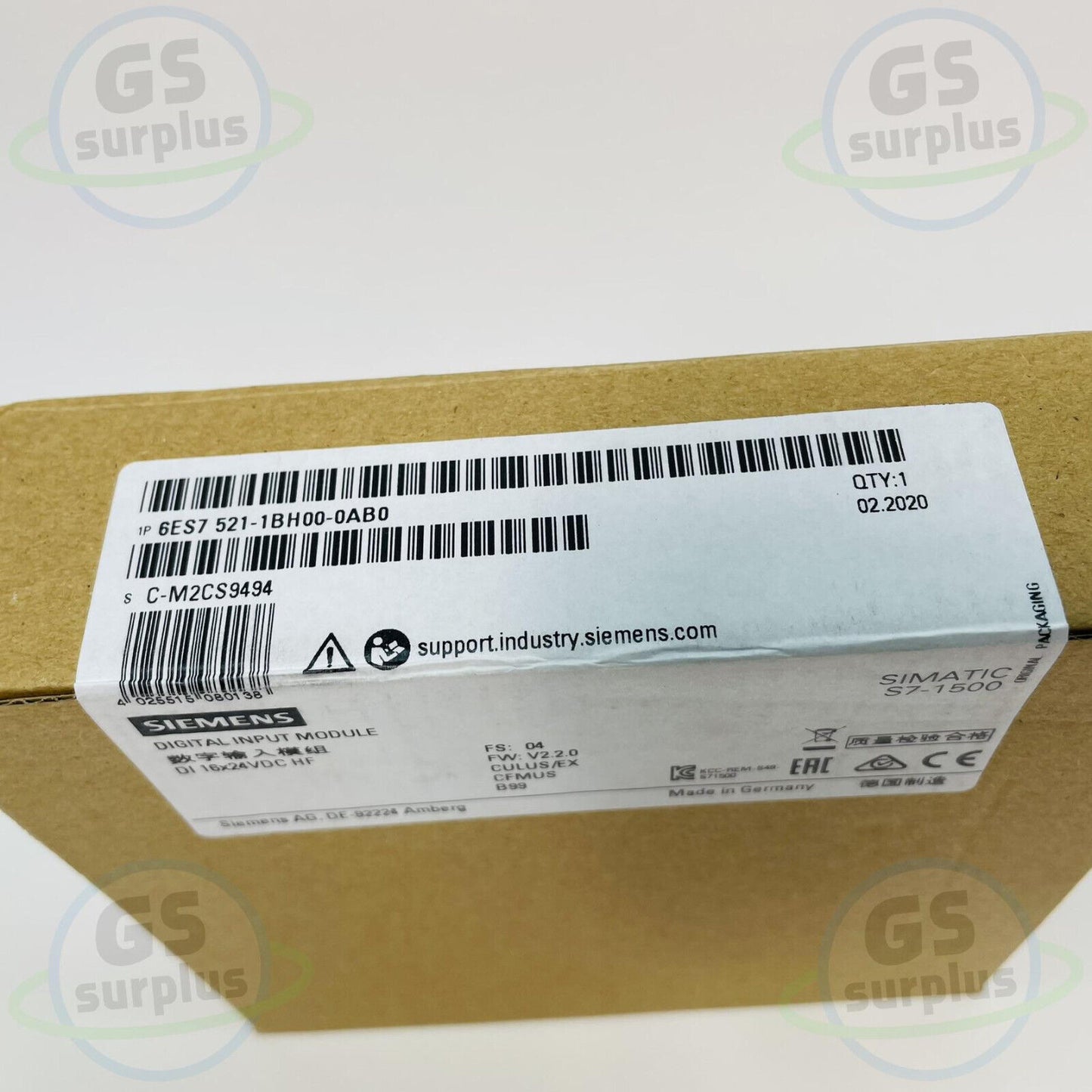 Siemens 6ES7521-1BH00-0AB0 2020 / 6ES7 521-1BH00-0AB0 Module