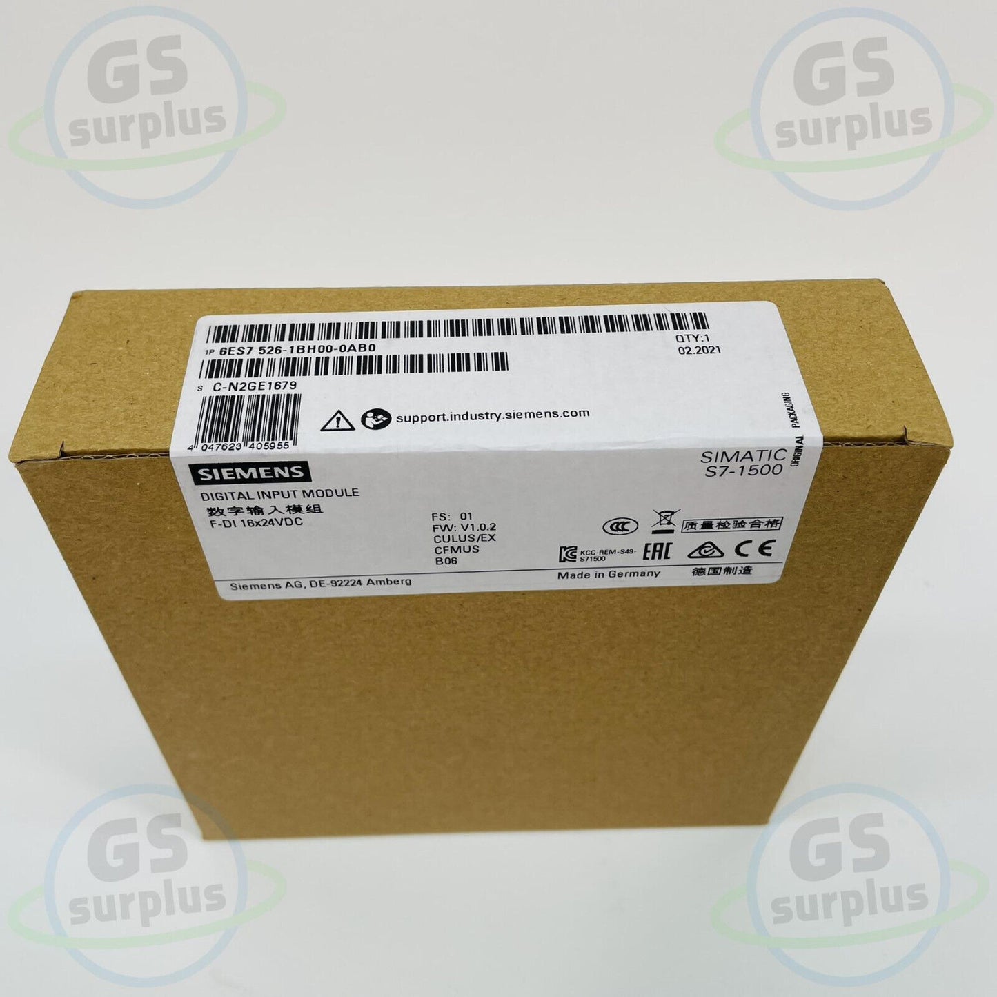 Siemens 6ES7526-1BH00-0AB0 / 6ES7 526-1BH00-0AB0 Digital Input Module