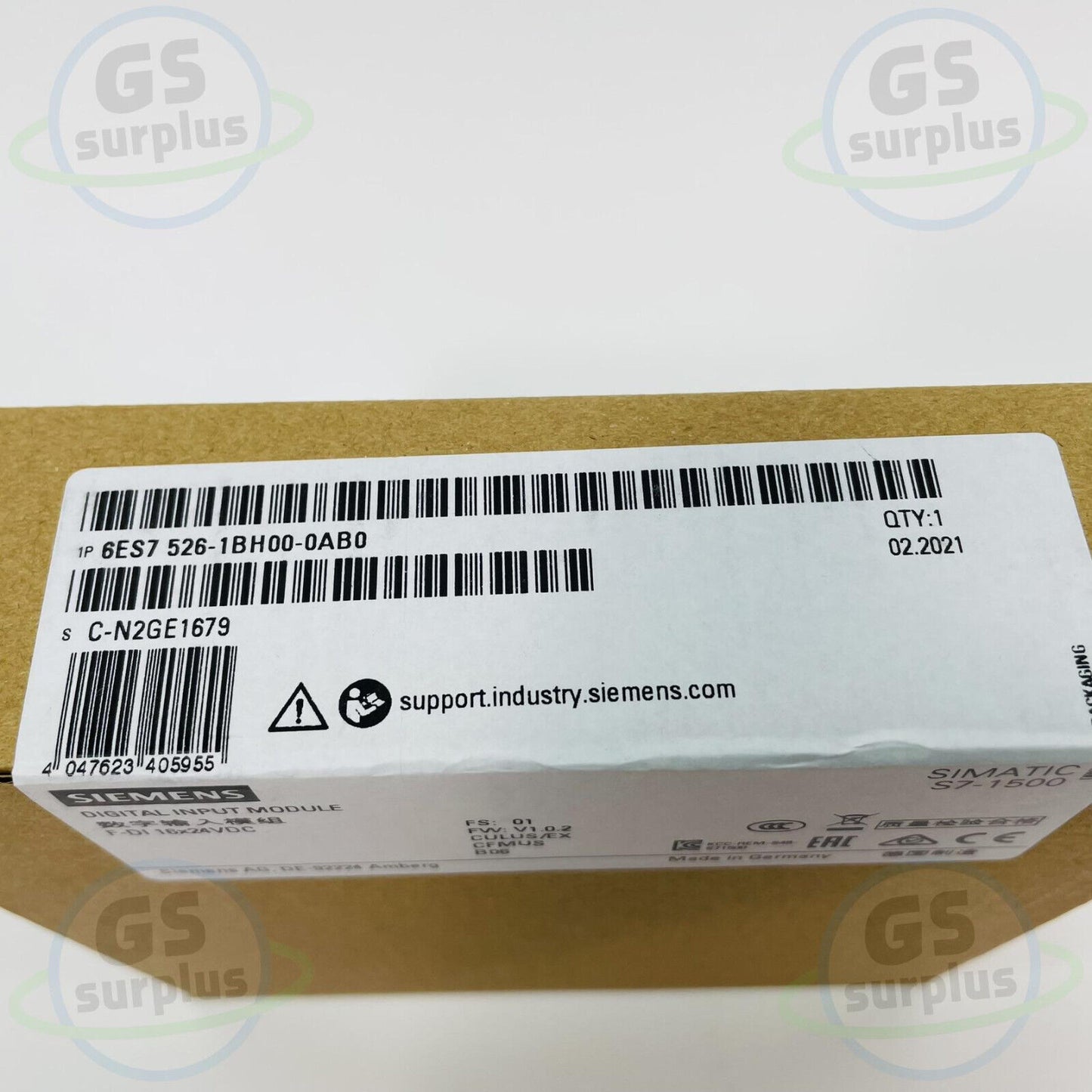 Siemens 6ES7526-1BH00-0AB0 / 6ES7 526-1BH00-0AB0 Digital Input Module