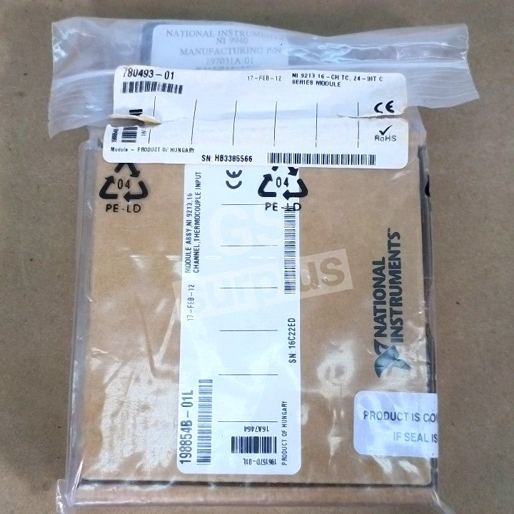 NI EMERSON 780493-01 / NI 9213