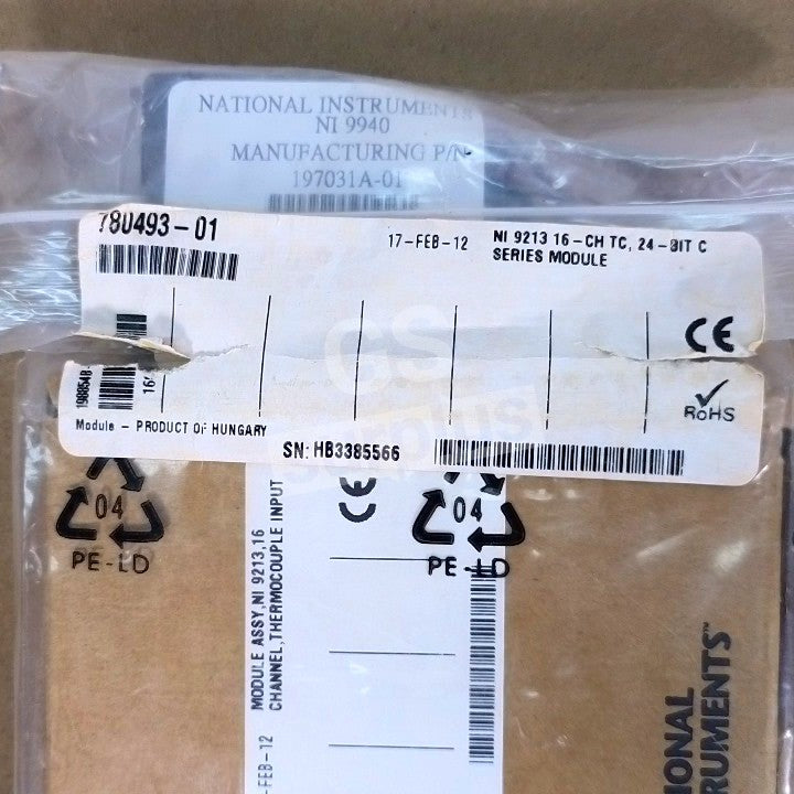 NI EMERSON 780493-01 / NI 9213