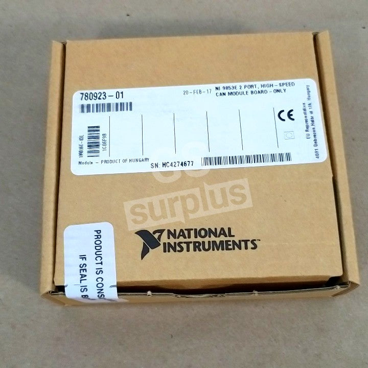 NATIONAL INSTRUMENTS 780923-01 / NI 9853E
