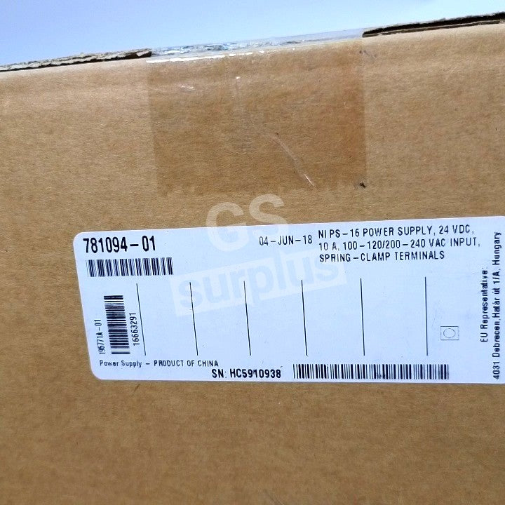 NI EMERSON 781094-01 / NI PS-16