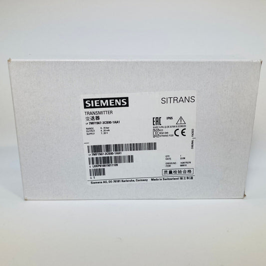 Siemens 7MF1567-3CB00-1AA1 / 7MF15673CB001AA1 Transmitter