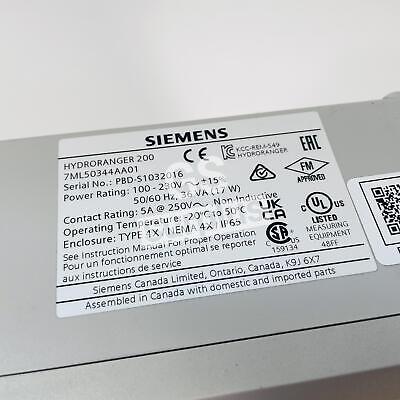 SIEMENS 7ML5034-4AA01 HYDRORANGER 200