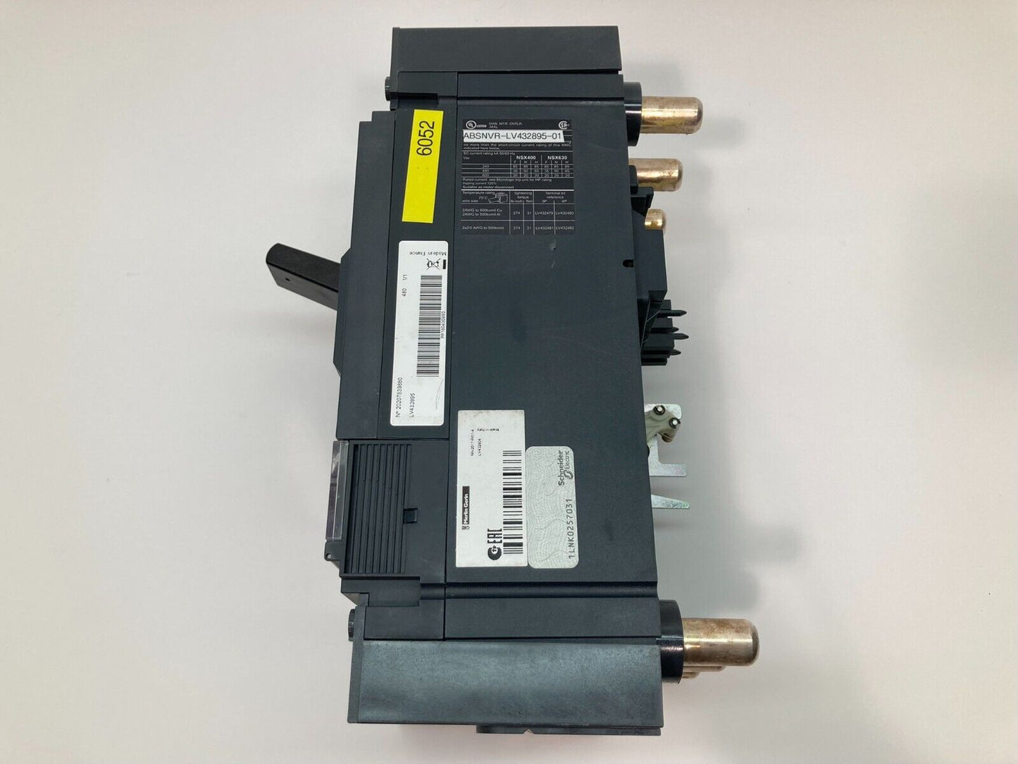 Schneider ABSNVR-LV432895-01 / LV432895 Circuit Breaker 3 Pole