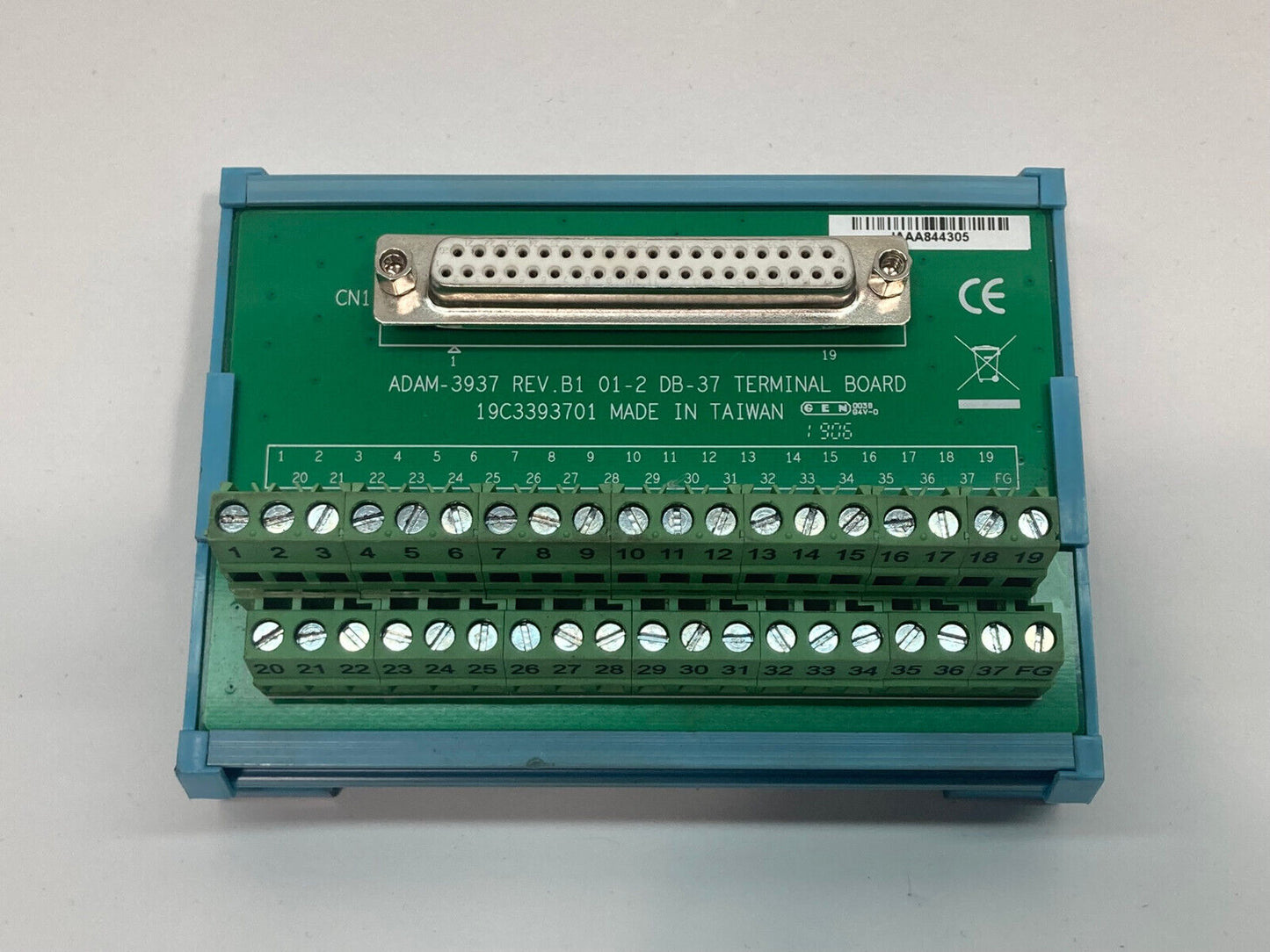 ADVANTECH ADAM-3937 DB-37 Terminal Board REV.B1