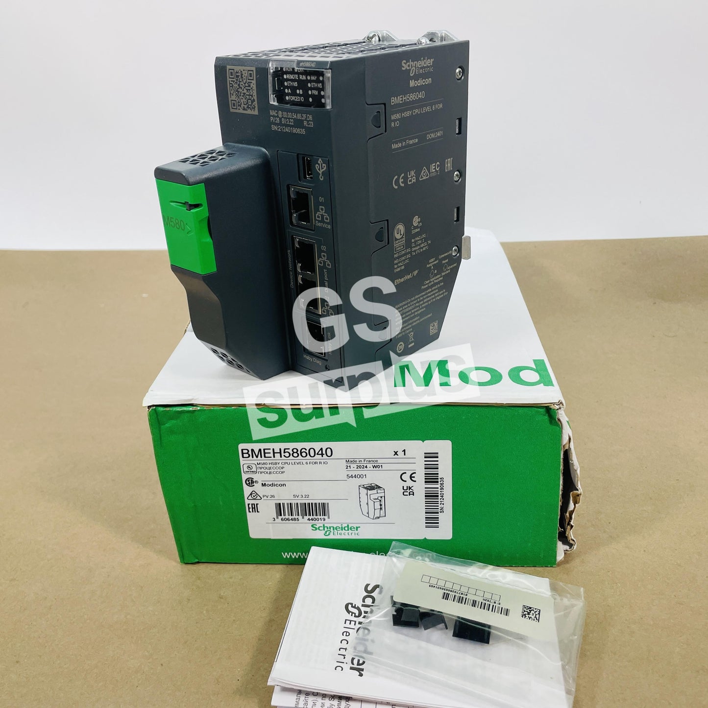 SCHNEIDER ELECTRIC BMEH586040 Modicon M580 64MB Redundant Processor