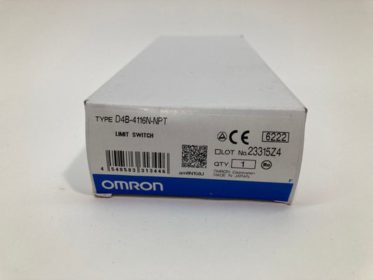 OMRON Limit switch D4B-4116N-NPT. Limit Switch