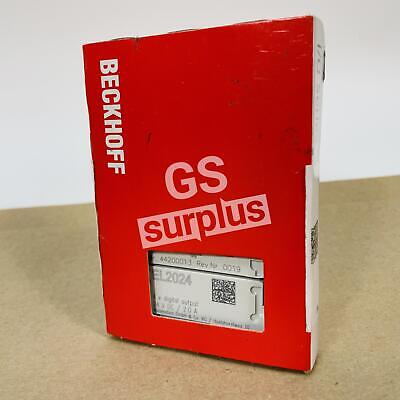 BECKHOFF EL2024 4-Channel Digital Output EtherCAT Terminal – GSSurplus Inc.