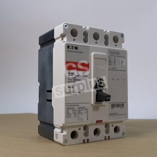 EATON FD3200 Circuit Breaker 3P 200A 600V