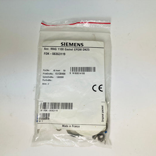 SIEMENS FDK-083G3119 , MAG 1100 Gasket EPDM DN25